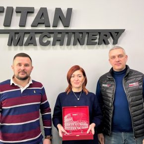 Тайтен Машинери Украина получила награду за Развитие и отличные результаты работы в 2023 году