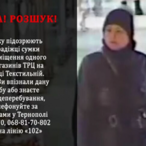 В Тернополе в ТРЦ женщина украла сумку с деньгами и документами: розыск