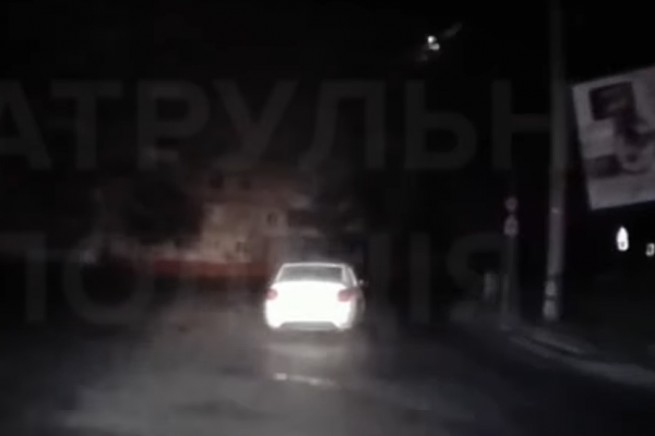 В Тернополе ночью патрульные устроили погоню за пьяным водителем