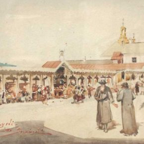 Залещики и их жители в трудах художников