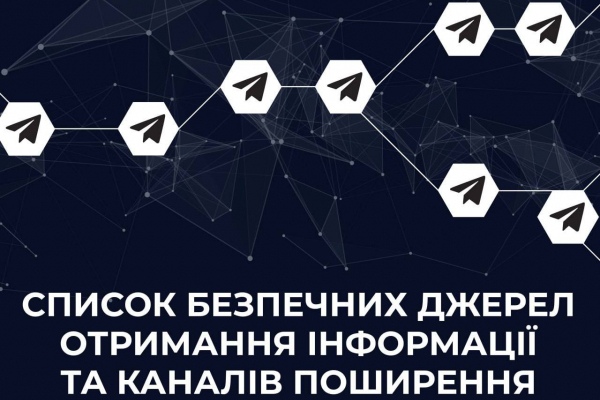 Центр и Кибердепартамент СБУ создали список безопасных каналов получения информации