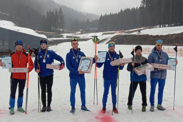 Спортсмены из Тернопольщины стали призерами чемпионата Украины по лыжному двоеборью
