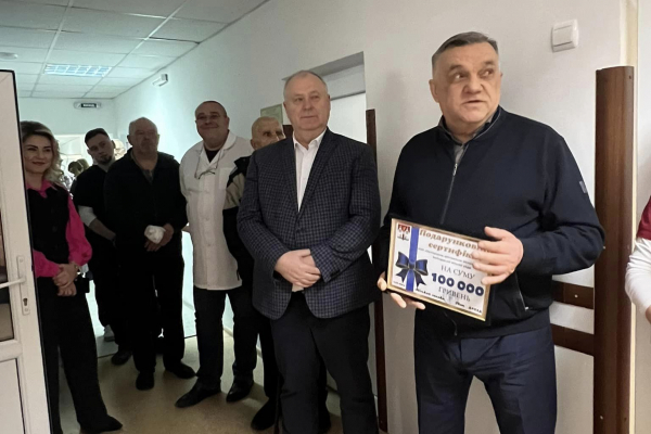 В Залещицкой больнице открыли отделение реабилитации
