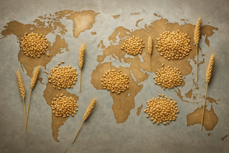 Украина вошла в топ-10 мировых производителей пшеницы
