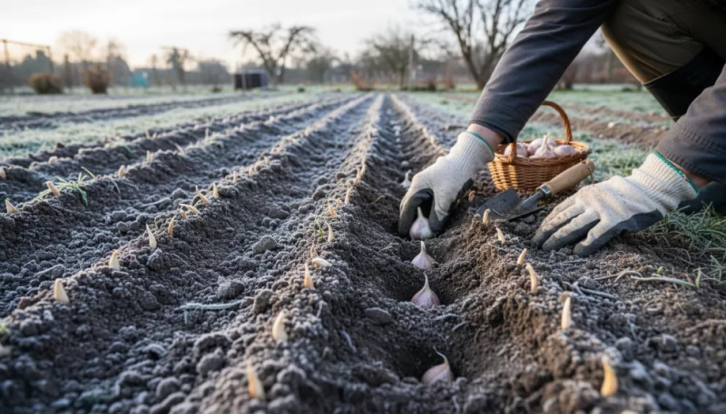 Нужно ли укрывать чеснок и лук на зиму: ответ заводчика
