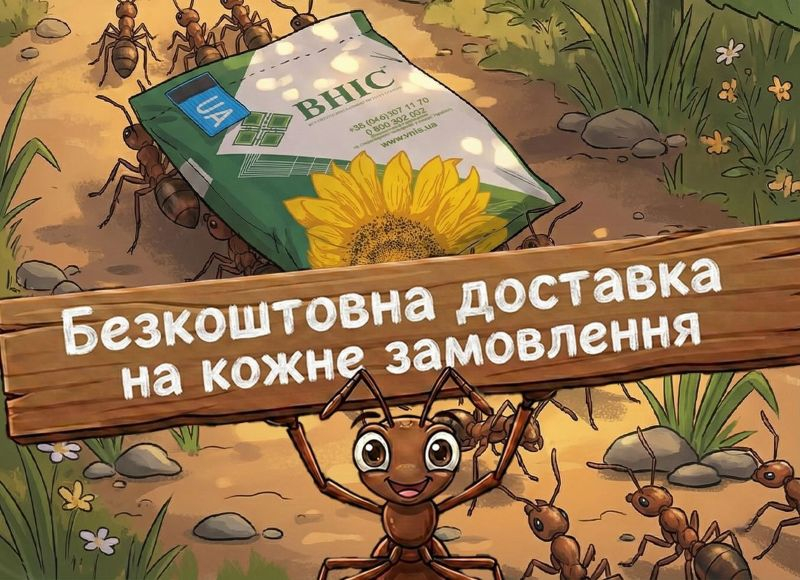 Специальное предложение от ВНИС — бесплатная доставка семян по Украине