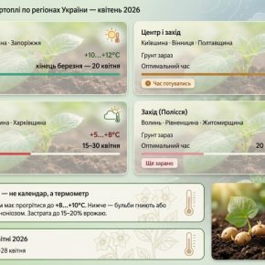 Посевная картошка в Украине: юг уже в поле, север отстает