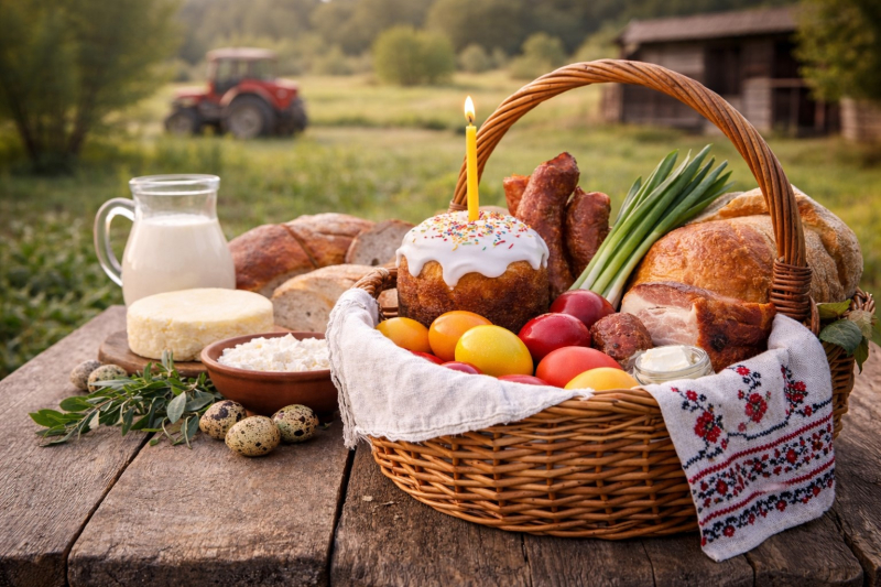 Пасхальная корзина 2026: