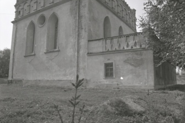 Гусятинская синагога в 1980-х годах : ретро фото