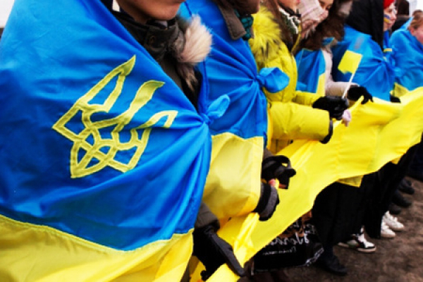 «Мы сильны, когда едины!» – «УДАР Виталия Кличко» проводит акцию ко Дню Соборности Украины