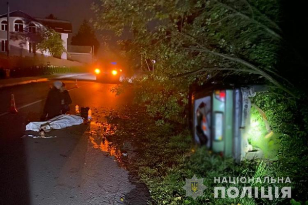 На Тернопольщине ДТП: 18 -летний юноша погиб на месте