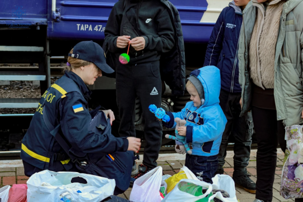 В Тернопольскую область прибыл поезд с эвакуированными из Донетчины
