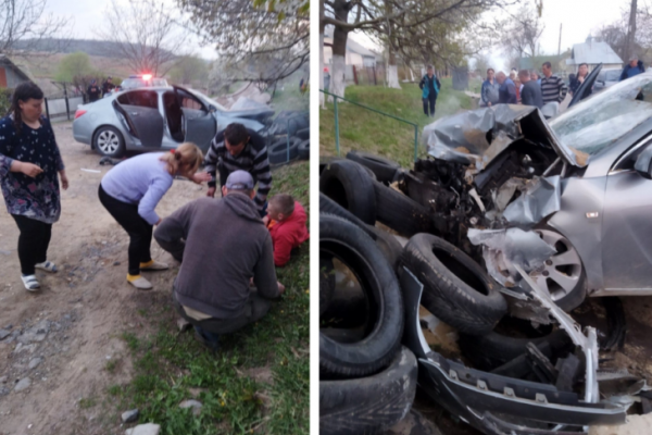 Мощная авария на Бучаччине: пьяный водитель влетел в бетонные блоки