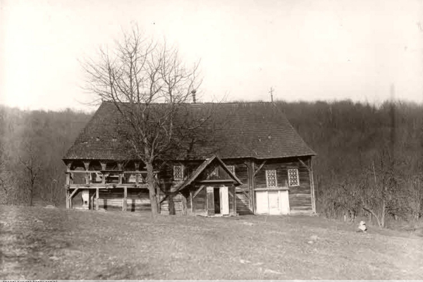 Деревня Лесники на столетних фото