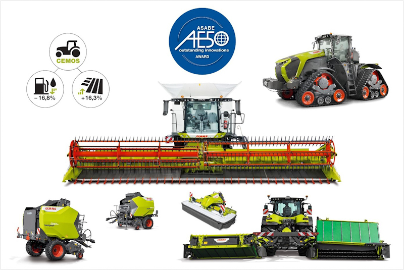 Семь инновационных продуктов CLAAS получили награду AE50 Award в США