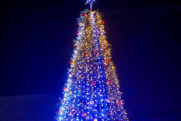Праздничная елка в Збараже - самая красивая у Галиции. Официально!