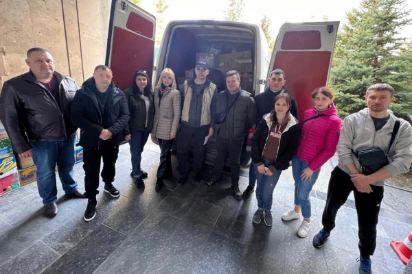 Тернопольский областной совет отправил гуманитарный груз в Ирпеня