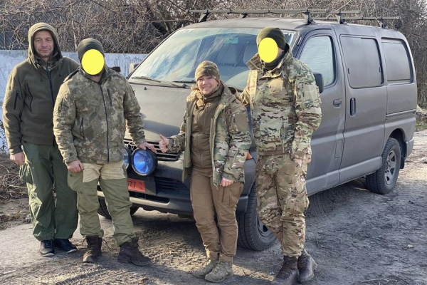 Тернопольская волонтер поблагодарила Николая Люшняка за авто и другую помощь военным