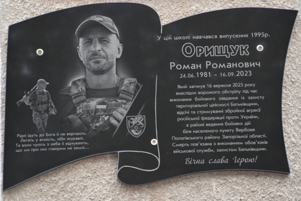 В Бучаче открыли мемориальные доски трем защитникам Украины