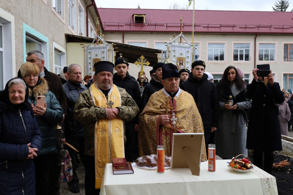 В Копычинецкой общине открыли мемори Крушельницком