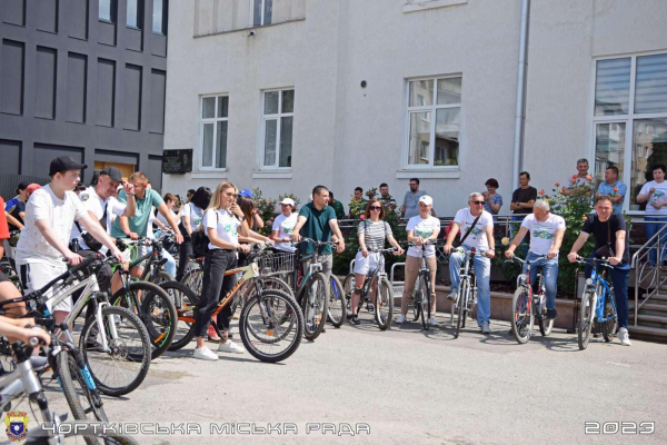 В городе Тернопольской области состоялся массовый велопробег