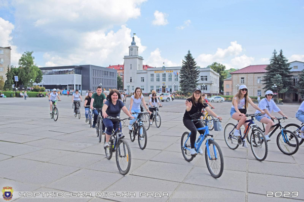 В городе Тернопольской области состоялся массовый велопробег