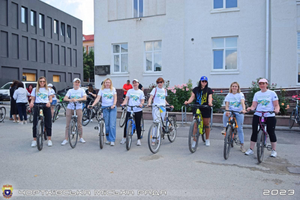 В городе Тернопольской области состоялся массовый велопробег