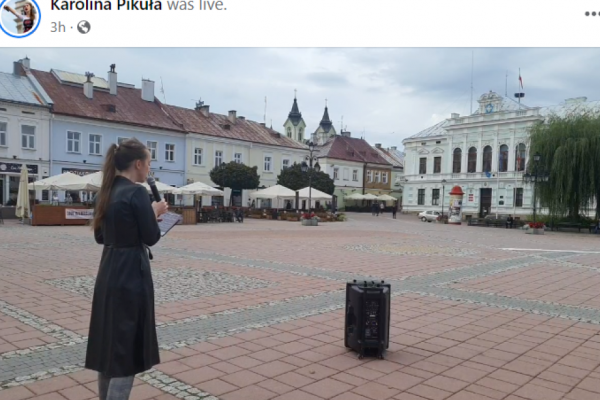В Польши на митинг против приезда украинских беженцев никто не пришел