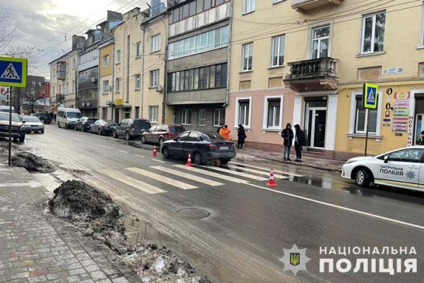 В Тернополе на переходе водитель сбил человека