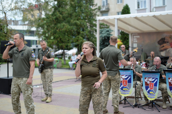 В Тернополе состоялся концерт оркестра Военной академии Одессы