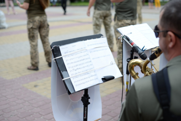 В Тернополе состоялся концерт оркестра Военной академии из Одессы