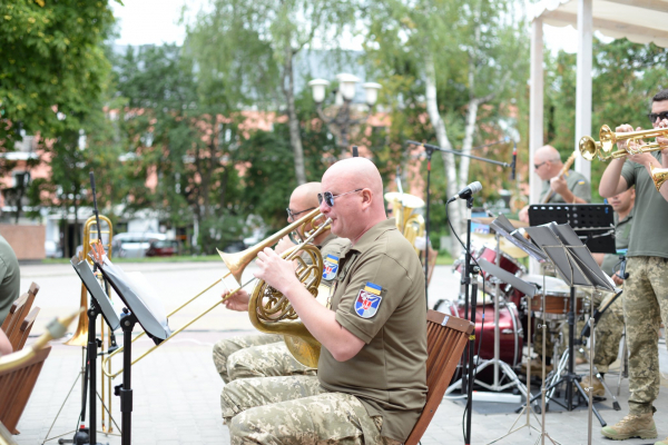 В Тернополе состоялся концерт оркестра Военной академии Одессы