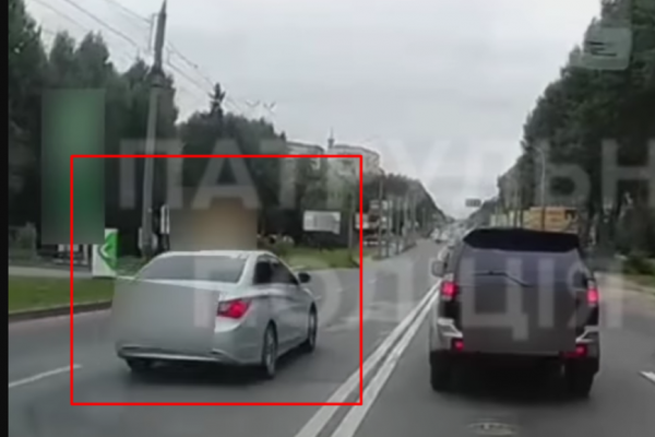 В Тернополе водитель пересек двойную сплошную линию разметки и выехал на встречную