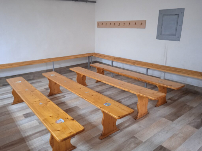 В Трибуховской общине продолжается доукомплектование укрытий в учебных заведениях