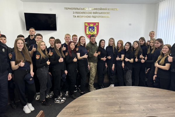  Юношеского Корпуса Полиции «Бережанские шерифы» посетили с экскурсией Тернопольский колледж