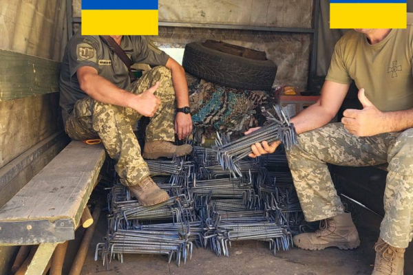 «Украинская команда» блиндажи