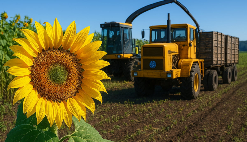 Урожай подсолнечника в Украине достигнет рекордных 10-10,5 млн тонн