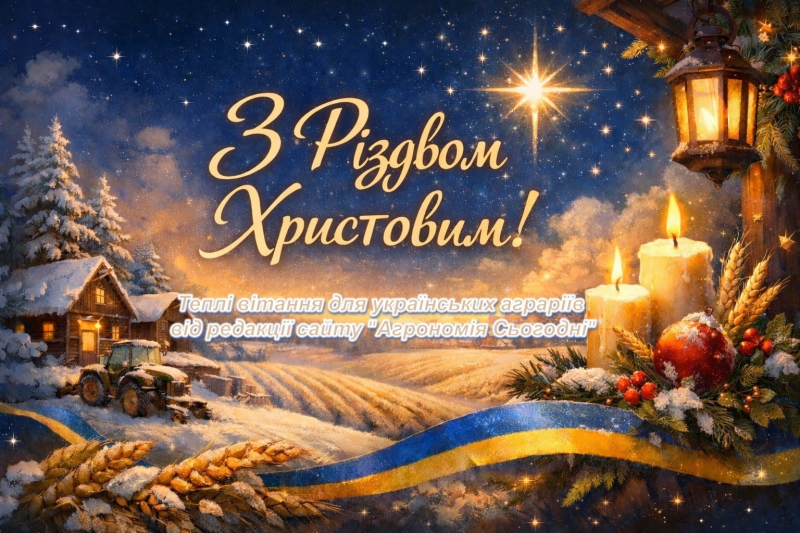 С Рождеством! Редакция сайта "Агрономия сегодня" поздравляет сельскохозяйственную общественность