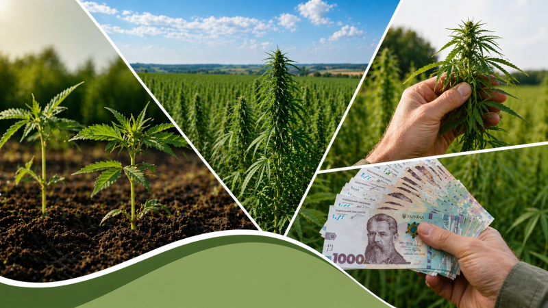 Заработок на коноплях:щина; /></p>
<p><strong><em>Культура которую десятилетиями считали запрещенной теперь равноправна с пшеницей и кукурузой. В Житомирской области площади под техническими коноплей вырастут в 2026 году до 2,5 тыс. га — вчетверо за два года. Волокно идет в ЕС по €1 000/т. Рентабельность – до 50%. Что мешает остальным фермерам.</em></strong></p>
<p>Еще в 2024 году на Житомирщине под техническими коноплей было всего 0,6 тыс. га. В 2025 – 1,3 тыс. га. В 2026 году по прогнозам Общественной и Житомирской ОВА площади вырастут до 2,5 тыс. га. Четырехкратный рост за два года — редкая динамика для любой культуры в условиях военного времени.</p>
<p>Причина не сентиментальна. Математика.</p>
<p>Техническая конопля в 2023–2024 годах получила статус равноправной сельскохозяйственной культуры — наравне с кукурузой и подсолнечником. Закон №7457 урегулировал разницу между медицинскими и техническими коноплей. Онлайн-сервис «Еконопля» упростил получение лицензии. Клеймо «проблемной культуры» снято официально.</p><!-- adman_adcode (middle, 1) --><script async src=
