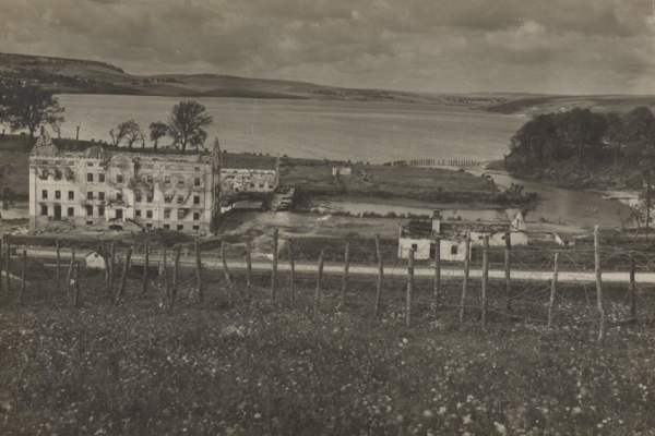 Разрушенный город Бережаны на фото 1915-1917 гг.